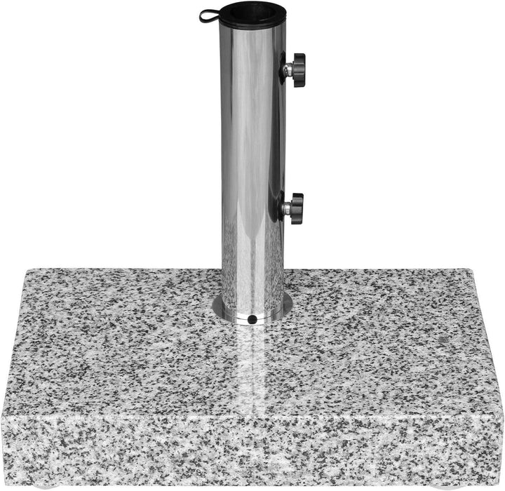 anndora Sonnenschirmständer Granit 25 kg hellgrau Balkonständer max. 48mm Stamm, hellgrau