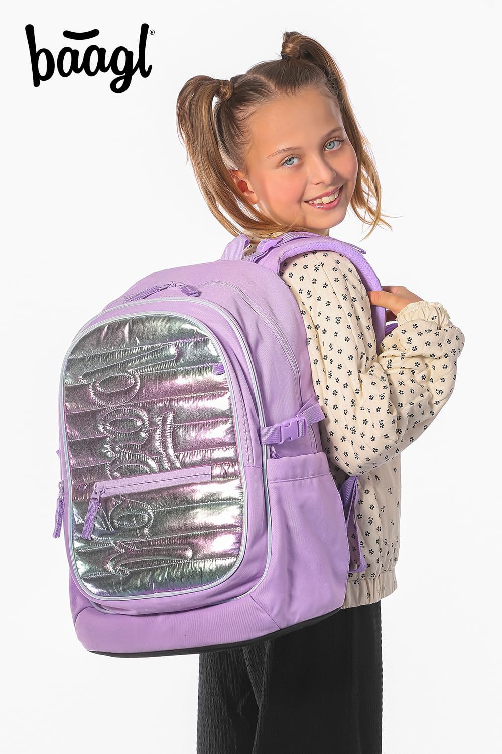 Baagl Schulrucksack Set Jungen Mädchen 3 Teilig, Schultasche für Grundschule Volksschule, Grundschul