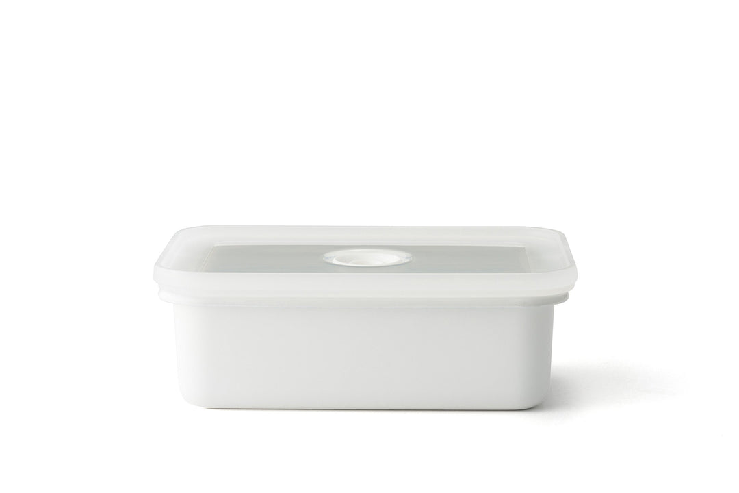 Honeyware 87006 Auflaufform / Backform aus Emaille, flach, mit Aroma-Deckel, Ofenform für kleine Auf