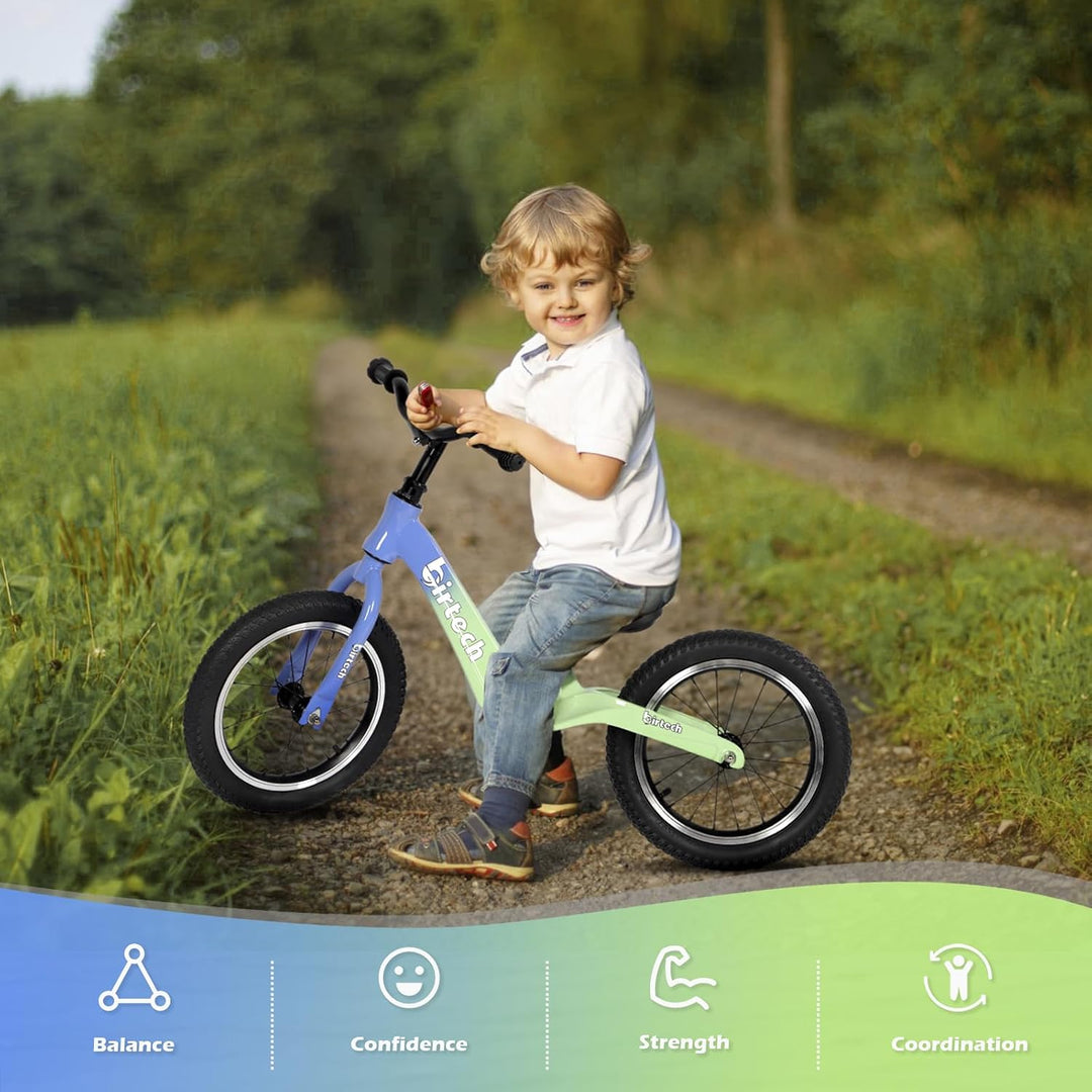 Hello-5ive 14" Kinder-Laufrad für Jungen und Mädchen von 3, 4, 5, 6 Jahren, Luftreifen mit Magnesium