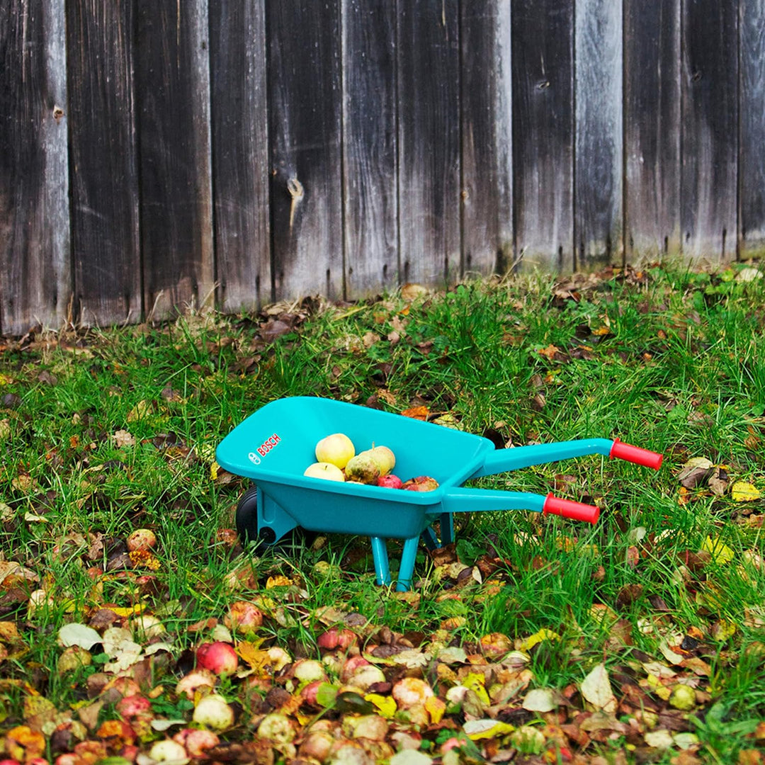 Theo Klein 2770 Bosch Garten Schubkarre I Stabile und hochwertige Kinder-Schubkarre I Masse: 70,5 cm