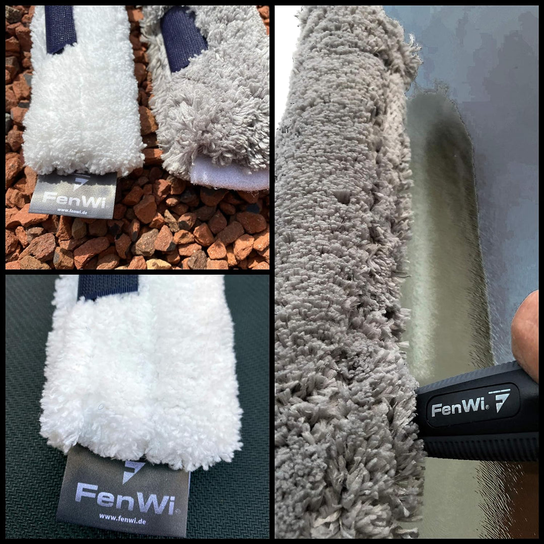 Ersatz-Wischbezug für Profi-Kombi-Fensterwischer im 2er-Set, Putzrolle (45/50cm), 45/50cm
