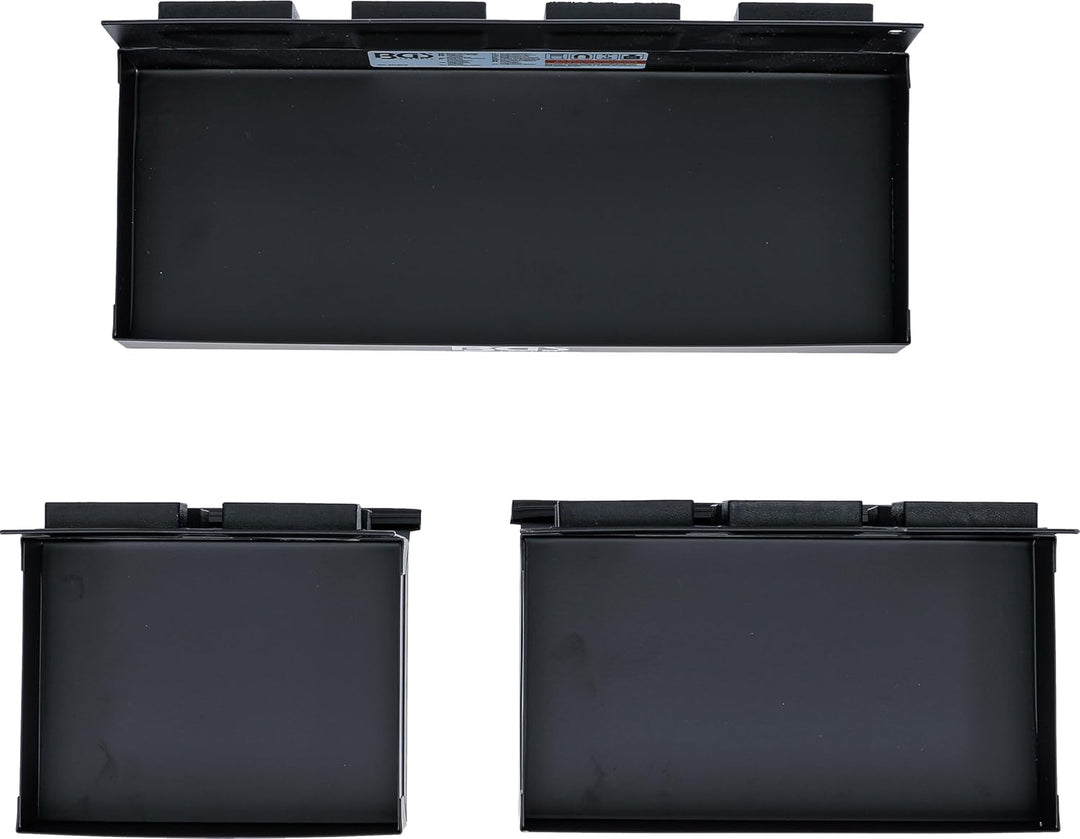 BGS 67150 | Magnet-Ablagen-Satz | 3-tlg. | 150 / 210 / 310 mm | Magnetschalen | Magnetische Ablage |