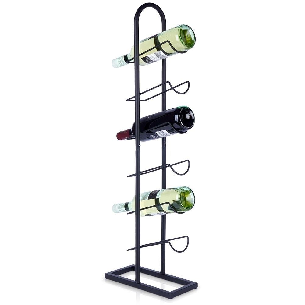Vilde Weinregal Flaschenständer Weinhalter Flaschenregal Weinflaschenhalter aus Metall für 6 Flasche