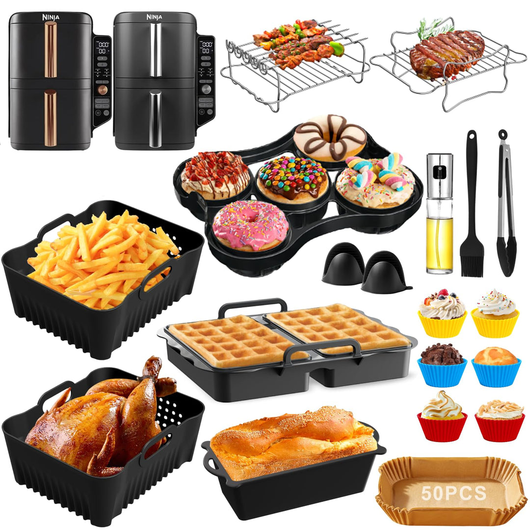 Airfryer Zubehör für Ninja Double Stack XL 9.5L Air Fryer SL400EU SL400EUCP | Heissluftfritteuse Zub