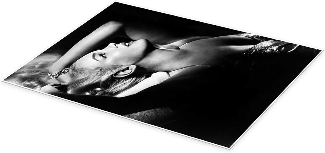 Marilyn Monroe im Profil Poster Wandbilder für jeden Raum 60 x 80 cm Schwarz Stars &amp; Prominente Wand