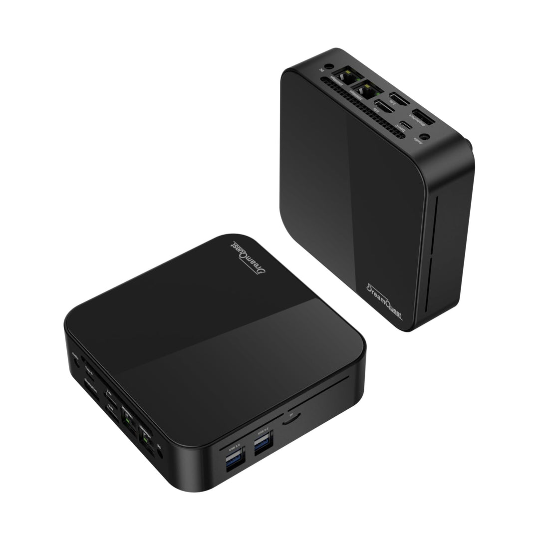 DreamQuest Mini PC Windows 11 Pro Vorgefertigte 12GB DDR5 1TB M.2 PCIe SSD mit Intel N95 (bis zu 3.4