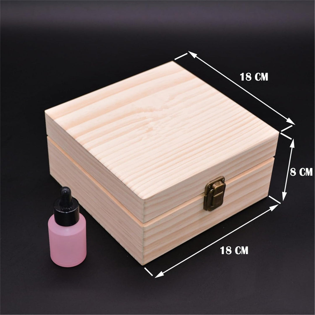 RoseFlower Holz Ätherisches Öl Organisator Behälter Duftöle Display Ständer, 25 Löcher Aufbewahrungs