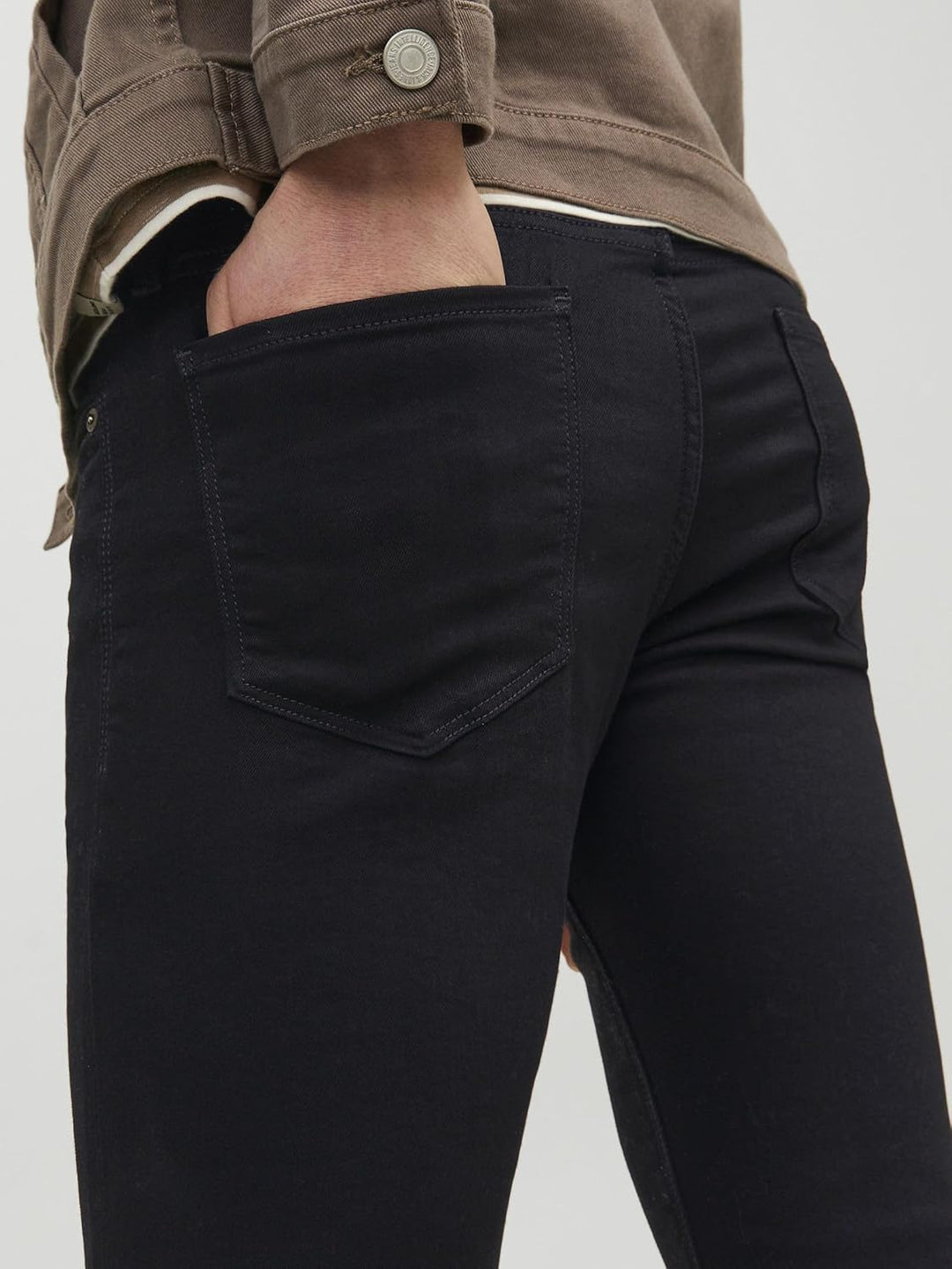 JACK &amp; JONES Male Slim Fit Jeans JJIGLENN JJFELIX GE 046 50SPS NOOS Slim Fit Jeans 26W / 32L Black D
