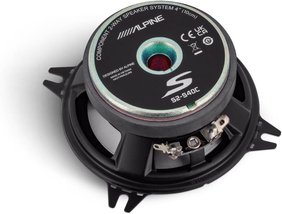 Alpine S2-S40C | 10 cm (4-Zoll) 2-Wege-Komponenten-Lautsprechersystem