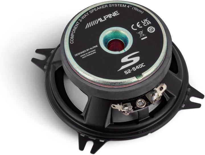 Alpine S2-S40C | 10 cm (4-Zoll) 2-Wege-Komponenten-Lautsprechersystem