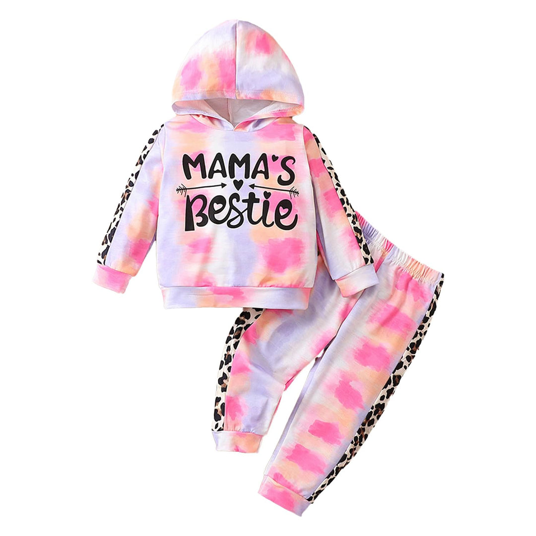 Baby Mädchen Kleidung Langarm Sweatshirt Känguru Tasche Floral Hoodie Tops & Hosen Herbst Winter Out