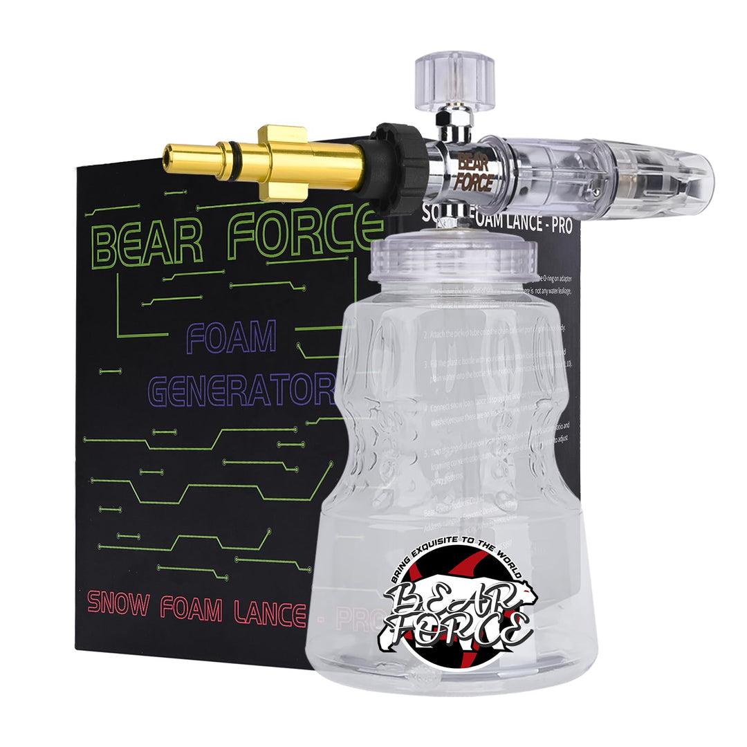 BEAR FORCE Hochdruckreiniger Aluminiumschaumkanone Schneeschaumlanze Autowaschschaumlanze Topf, vers