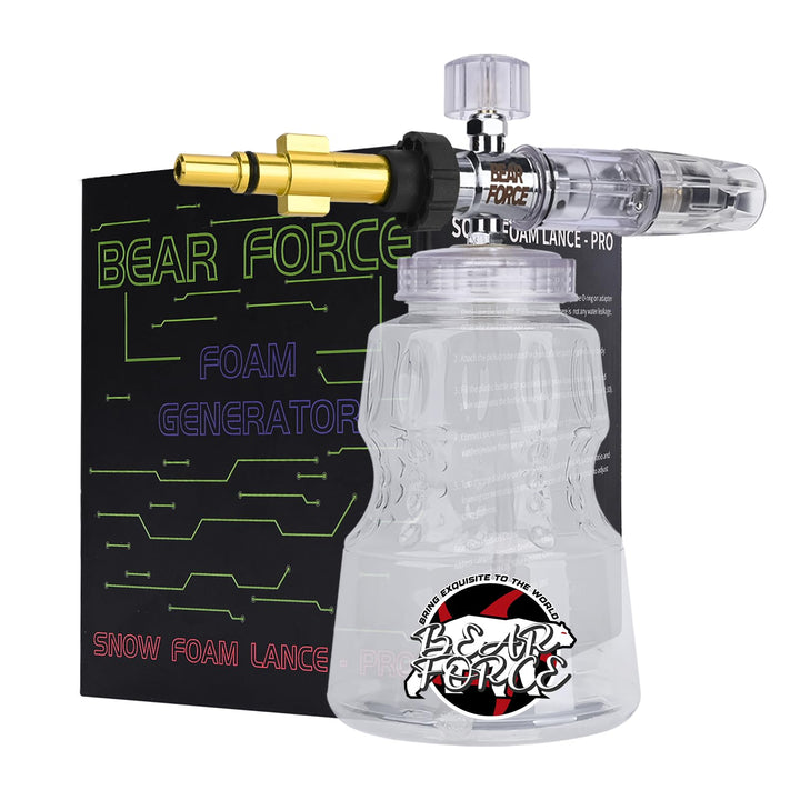 BEAR FORCE Hochdruckreiniger Aluminiumschaumkanone Schneeschaumlanze Autowaschschaumlanze Topf, vers