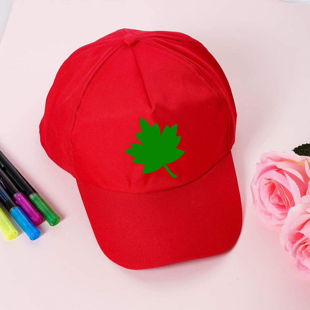 Yookat 10 Stück Kinder Baseball Kappen Kinder DIY Hüte Rot DIY Baseball Kappe Kinder Baseball Hut So