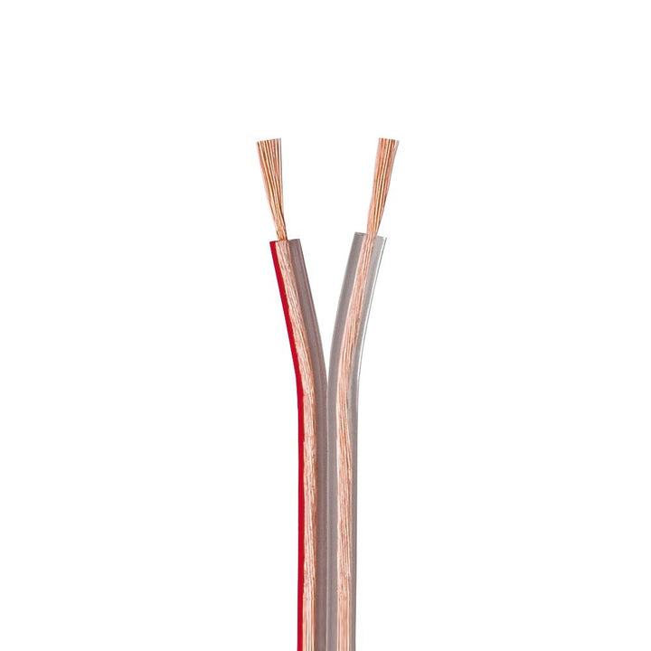 Lautsprecherkabel 100m 2x2,5 mm² Lautsprecher Kabel transparent Boxenkabel Polaritätskennzeichnung 1