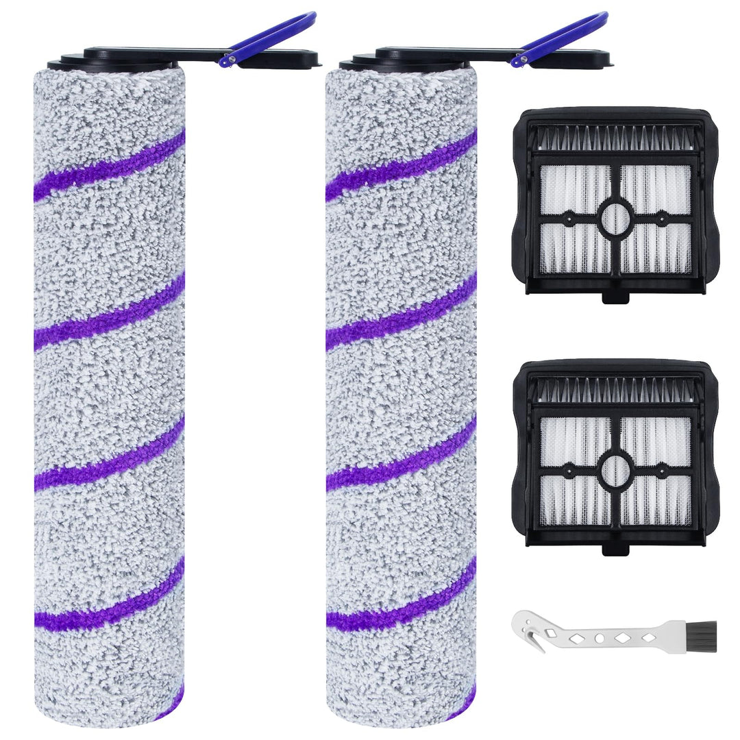 Ersatzbürstenrolle und HEPA-Filter Zubehör für Rowenta X-Clean 10 GZ7540WO, für NARWAL S20 Pro Nass-