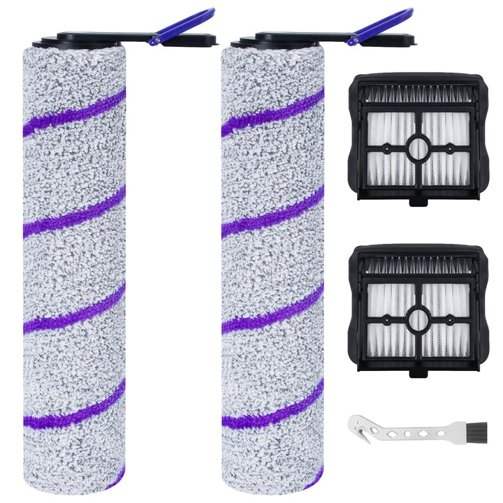 Ersatzbürstenrolle und HEPA-Filter Zubehör für Rowenta X-Clean 10 GZ7540WO, für NARWAL S20 Pro Nass-