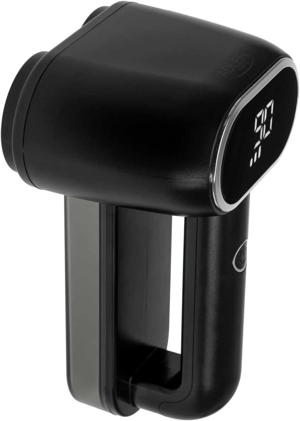 Adler Double Fusselentferner, 3 Geschwindigkeiten, LCD-Display, schwarz