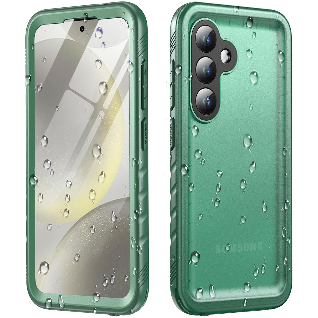 Cozycase TOP Militärschutz 360 Hülle Für Samsung Galaxy S24, Grün | Outdoor Panzerhülle Full Armor C