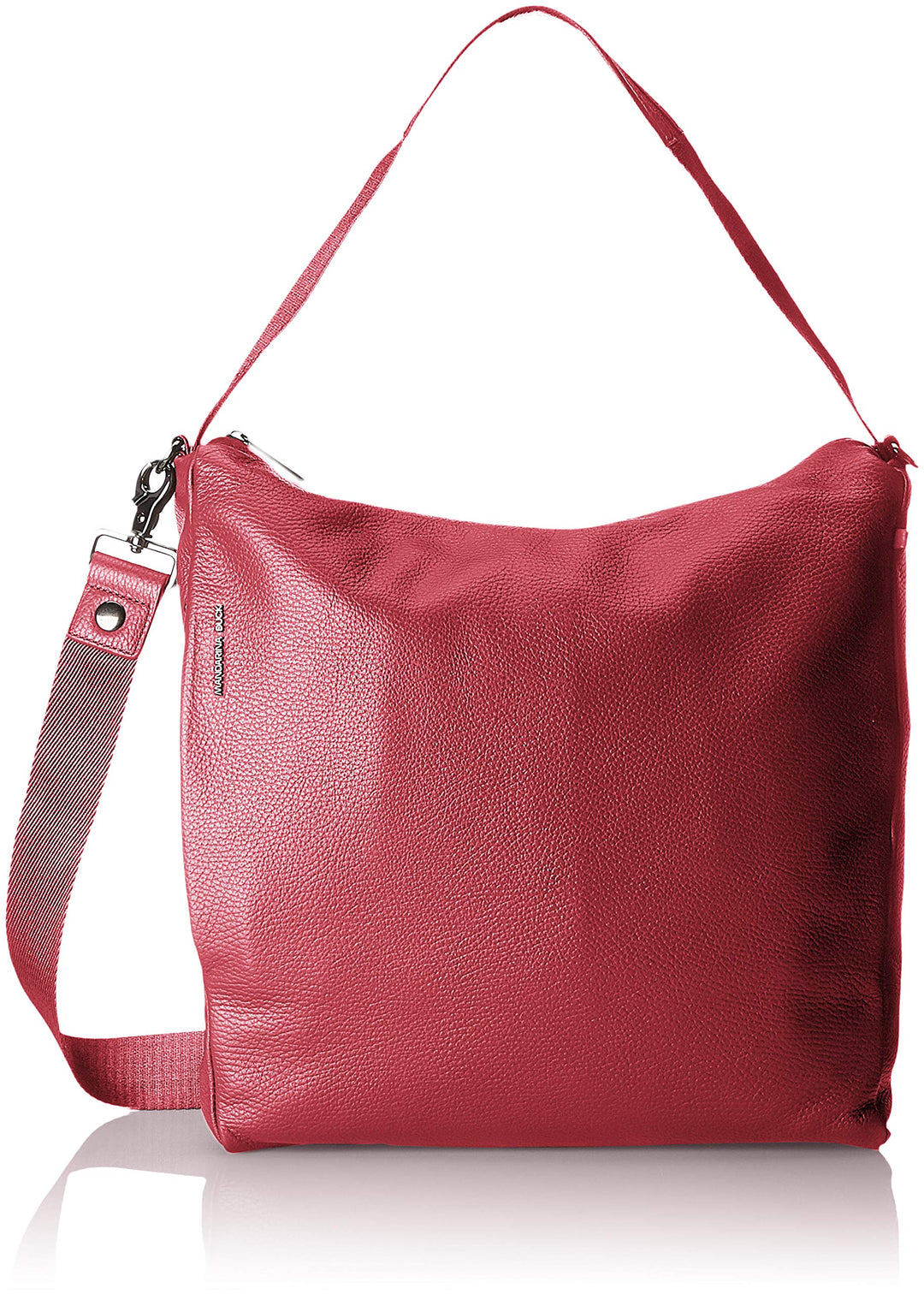 Mandarina Duck Mellow Leather Tracolla Schultertasche Rot (Red Plum), Rot (Red Plum)