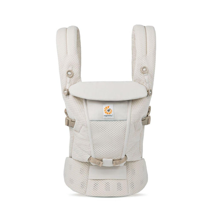 Ergobaby Adapt Babytrage für Neugeborene ab Geburt, 3-Positionen SoftFlex Mesh Ergonomische Babybauc