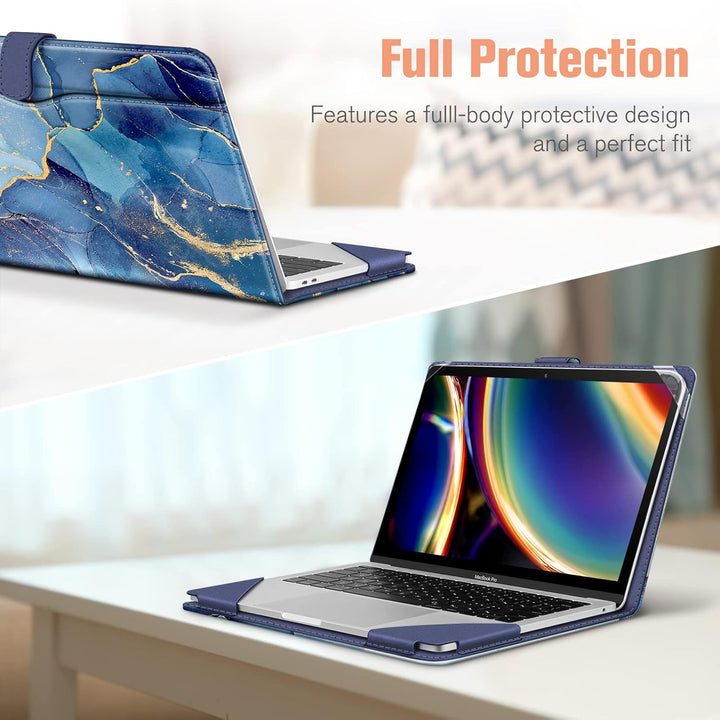 Fintie Hülle Kompatibel mit MacBook Air 13.6 (2026-2022 M5 M4 M3 M2), MacBook Air 13 (2020-2018 M1)