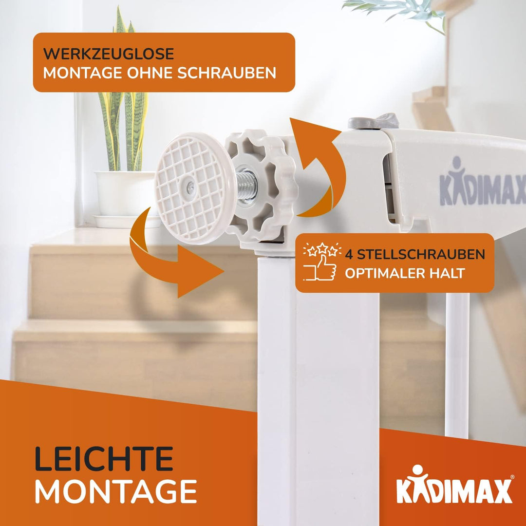 KIDIMAX Treppenschutzgitter (Modell 2022) Erweiterung (Verlängerung) 20 cm, steckbarer Gitter Aufsat