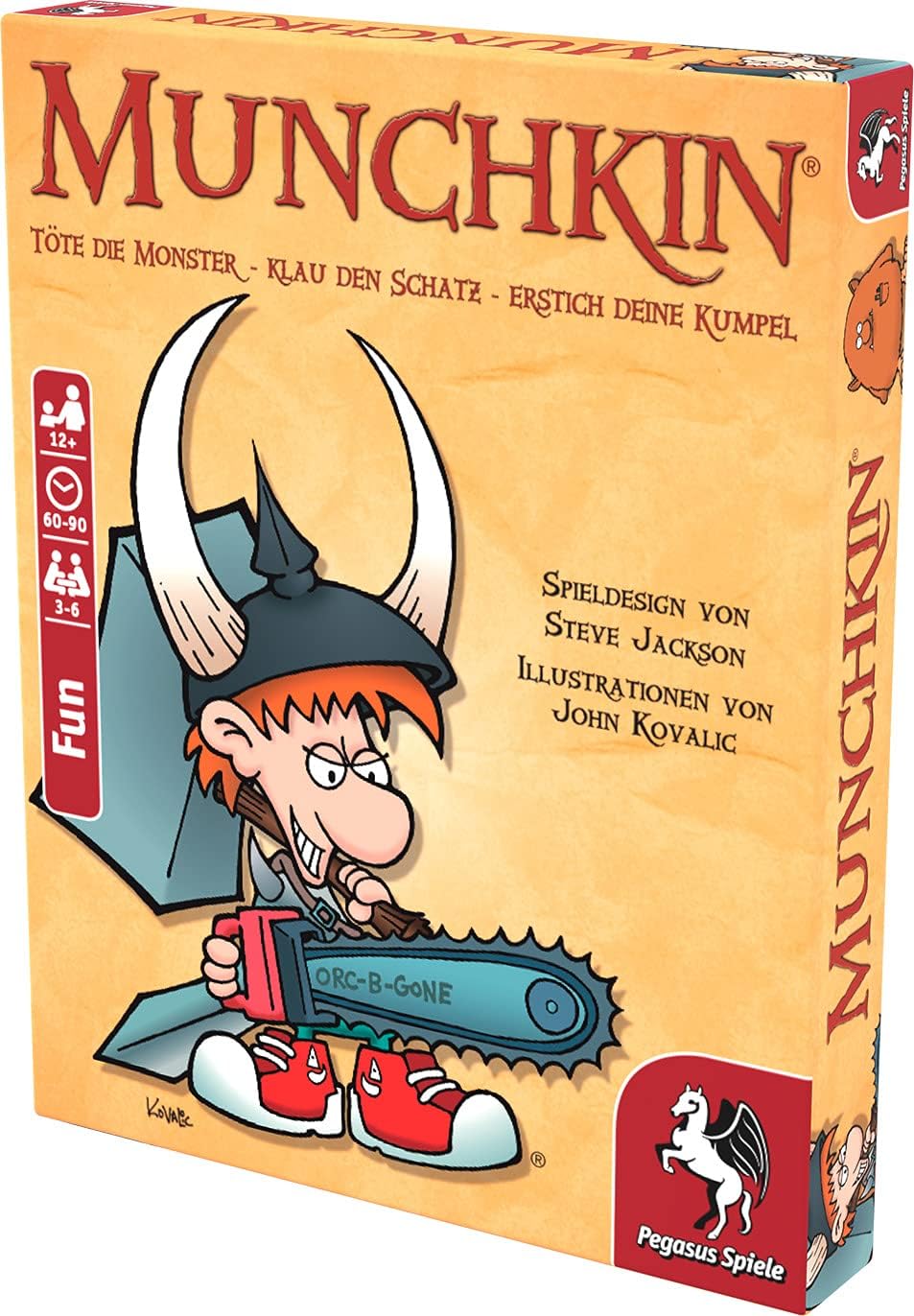 Pegasus Spiele 17211G - Munchkin Kartenspiel (Deutsche Ausgabe)