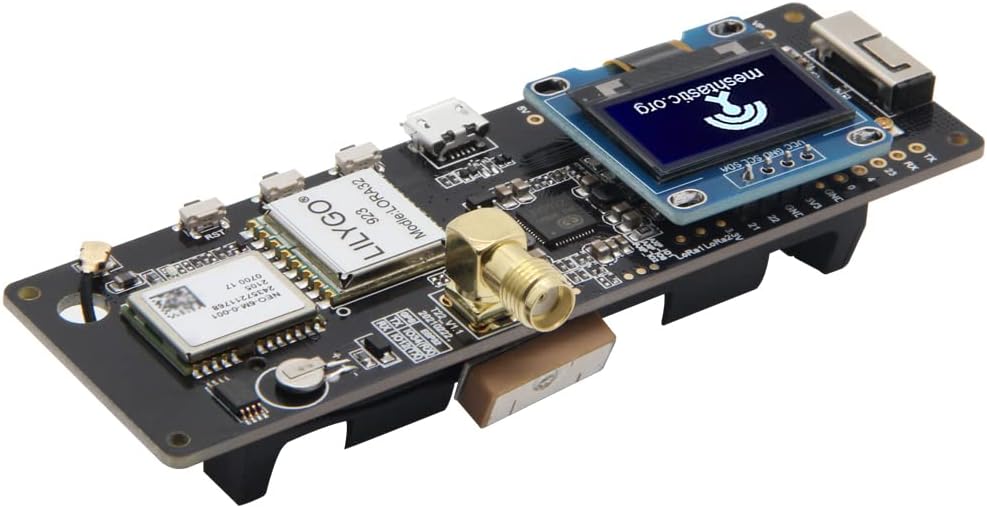 LILYGO T-Beam Meshtastic LORA32 433MHz ESP32 Entwicklungsboard WiFi BLE CH9102F Chip TTGO OLED Modul