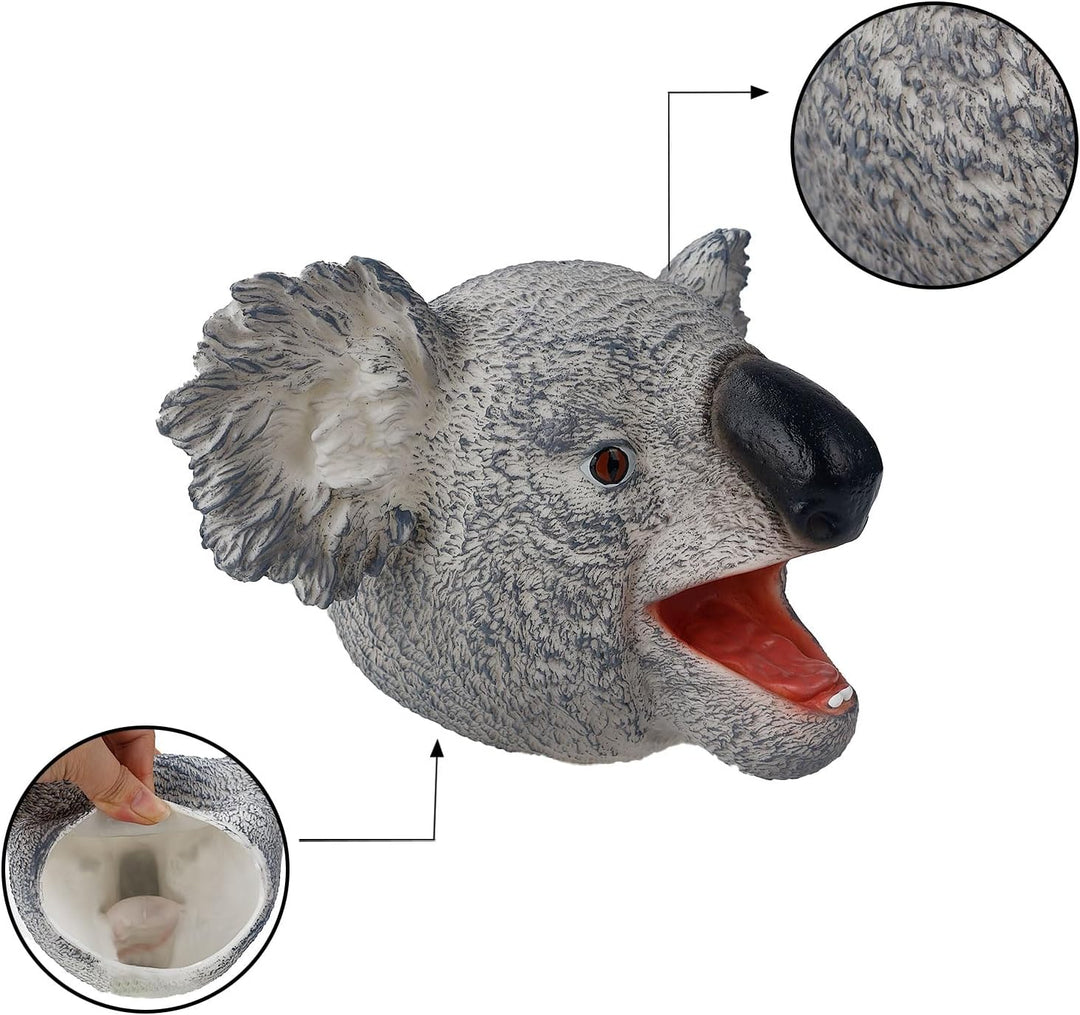 Andux Tier Handpuppe Realistisches Interaktives Rollenspiel Handpuppenspielzeug aus Weichgummi DWSO-