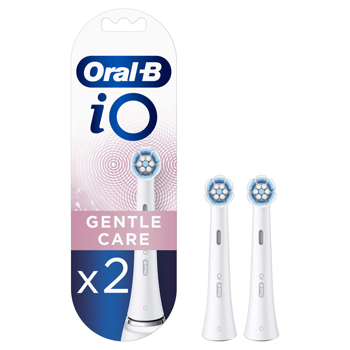 Oral-B Set mit 2 iO Gentle Care Bürsten Weiss, Weiss