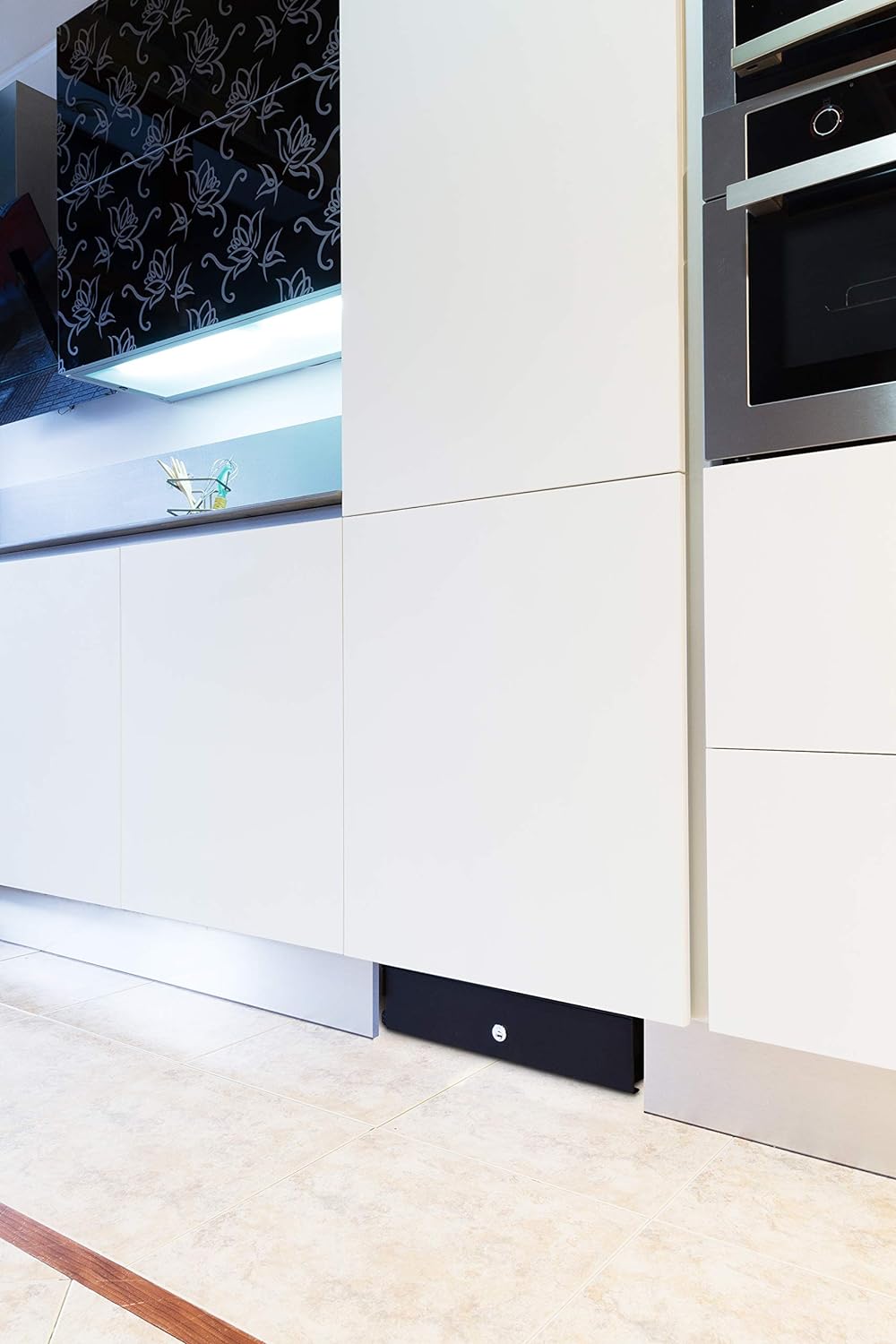 ARREGUI Box-in 22000-S1 Tresor zur Tarnung im Küchensockel, 9,8x41x45 cm, 12 L, schwarz