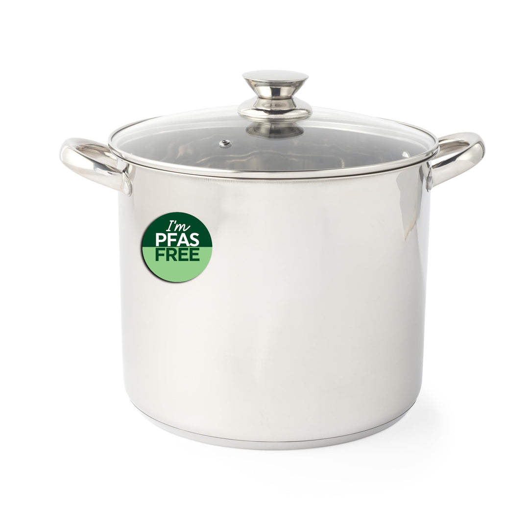 Russell Hobbs Classic Collection 26 cm Suppentopf – Kochtopf aus Edelstahl, gehärteter Glasdeckel mi