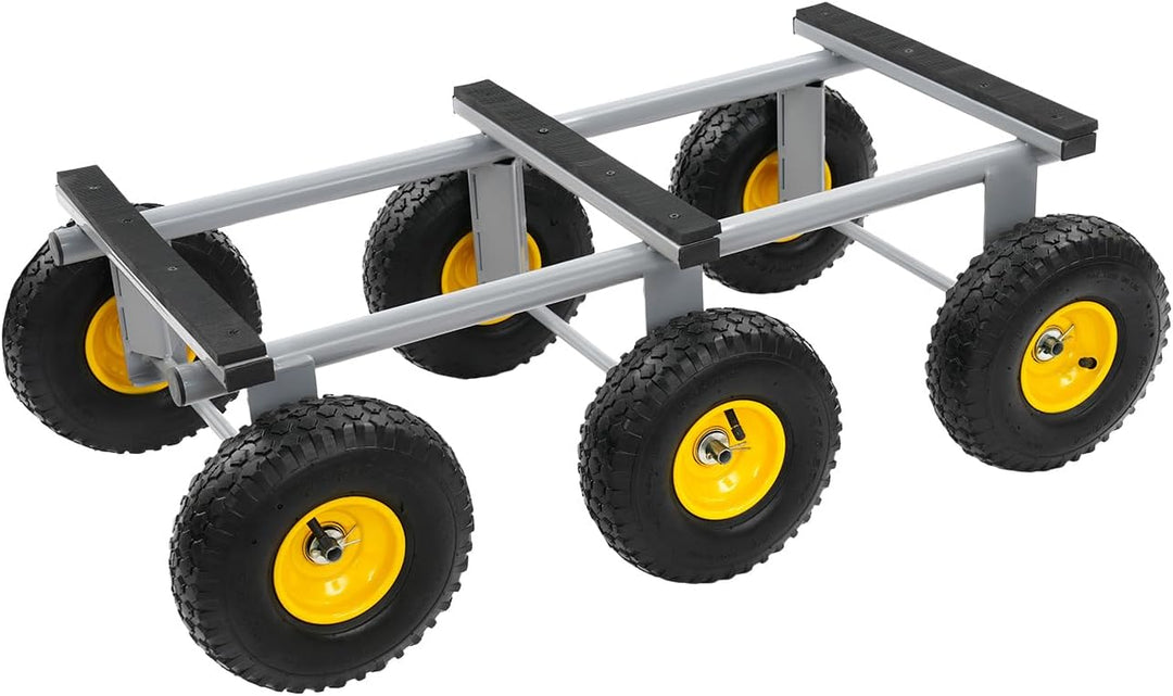 6 Rad Geländewagen, Bodenstehend 1200 lbs Kapazität Schwerlast Möbelwagen, für Häusern, Logistik, De