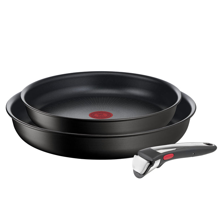 Tefal Ingenio Eco Resist On Kochgeschirr, 3 p, stapelbar, Induktion, leicht zu reinigen, Antihaftbes