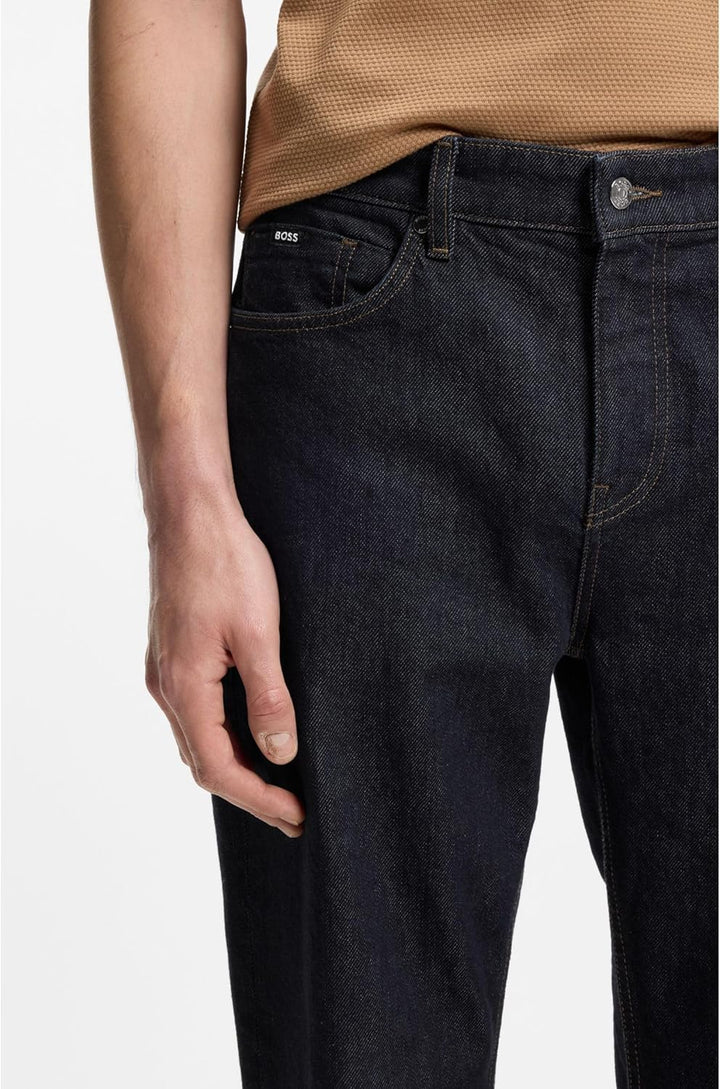 BOSS Herren H-Re.Maine Blaue Maine Regular-Fit Jeans aus bequemem Stretch-Denim 29W / 34L Blau, 29W