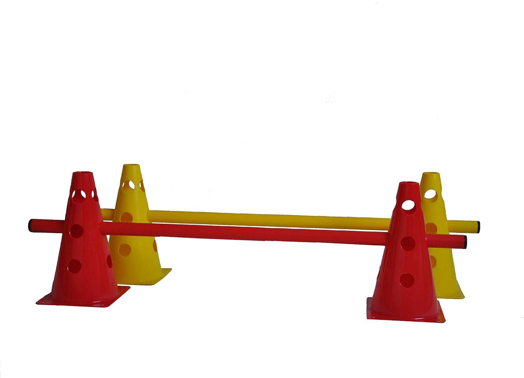 Agility Hürden und Reifen-Set (rot, gelb)