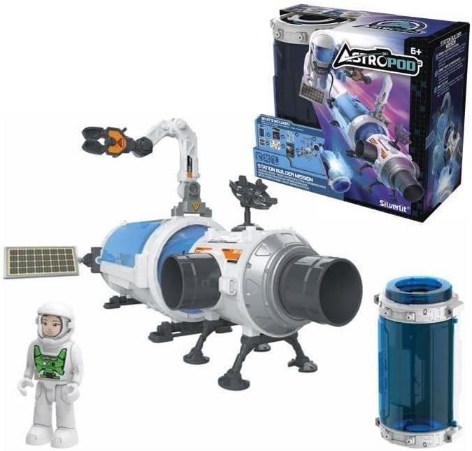 SILVERLIT - Astropod - Der Raumstationsverbinder - Thema Universum und Raum - Konstruktion und Erfah