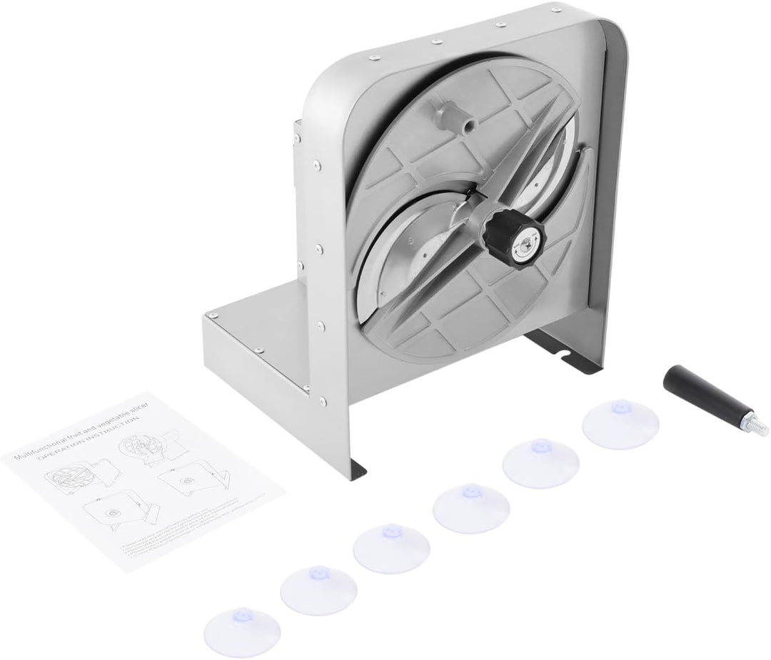 Manueller Gemüse- und Obstschneider,Gemüseschneider,1–10 mm Dicke (2R) | Einstellbare Schneidemaschi