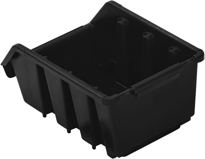 PAFEN Stapelboxen Set – 50x Stapelbox für Werkzeugwand 160 x 75 x 115 mm – Sichtbox Stapelkasten Sta