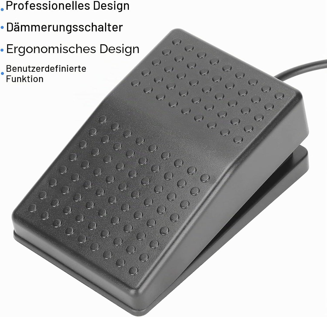 USB-Fussschalterpedal, Computer-Fusspedal-Anpassungsfunktion Hochempfindliches ABS-Material für univ
