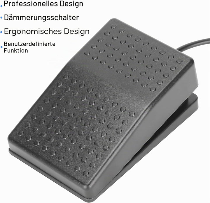 USB-Fussschalterpedal, Computer-Fusspedal-Anpassungsfunktion Hochempfindliches ABS-Material für univ