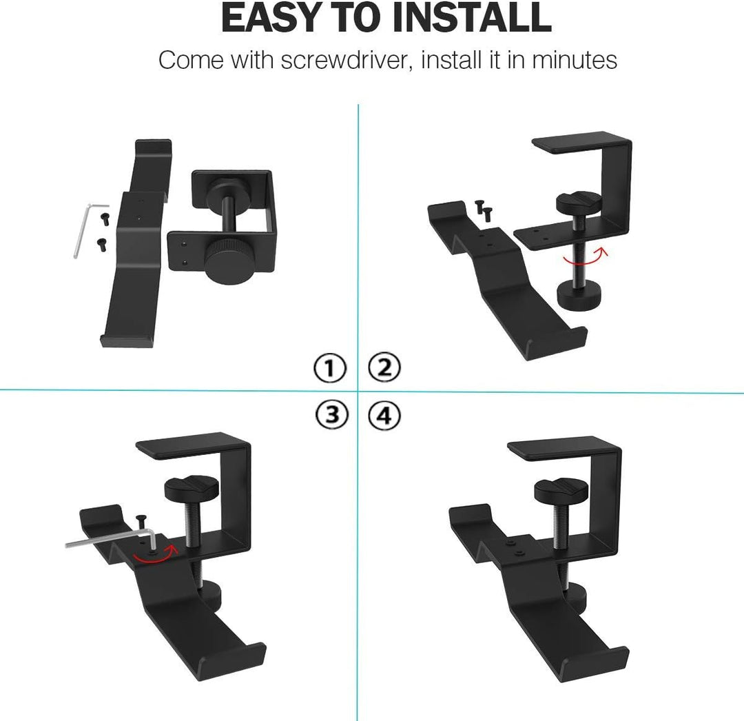 6amLifestyle Kopfhörer Ständer, Universal Kopfhörerhalter aus Aluminium Earphone Holder Headset Stän