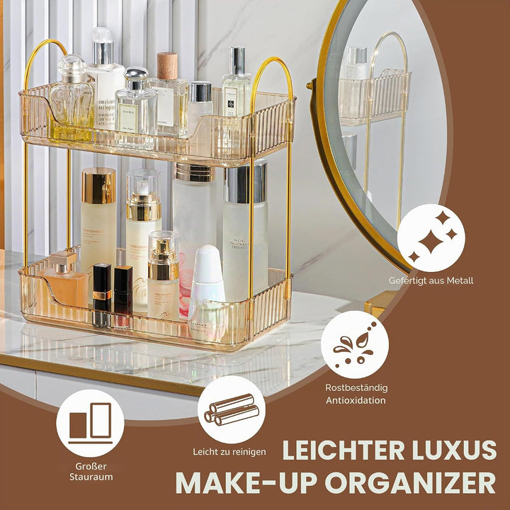 CESTATIVO Make up Organizer, Kosmetik Organizer, Beauty Organizer, Hautpflege Organizer für Badezimm