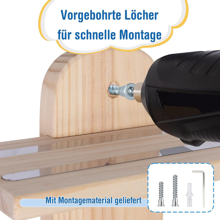 Todeco Tonie-Regal für Toniebox Hörfiguren, Magnetische Aufbewahrung für 50-60 Tonie, Perfekte Tonie