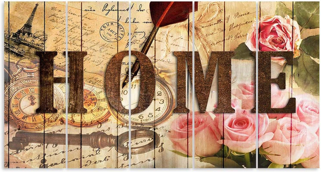 Feeby Eiffelturm Wanddekoration Design Deko Paneel 200x100 cm Rosa_f, Deko Paneel 200x100 cm Rosa_f