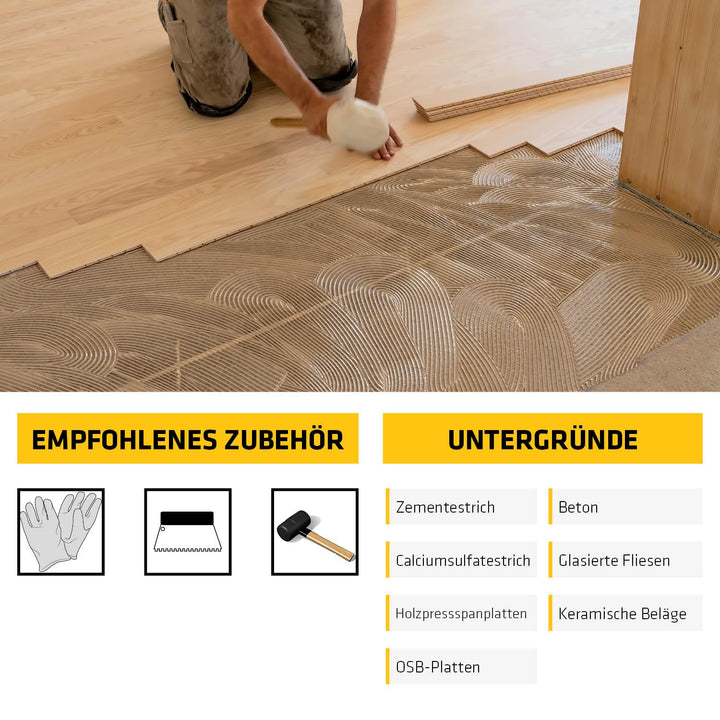 Sika - Parkettkleber - SikaBond-151 - Braun - Mehrschichtparkett - Verarbeitungsfertig - Auf Fussbod