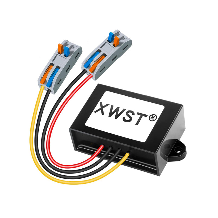 DC DC Wandler 12V auf 24V Spannungswandler 3A 72W mit Schnellverbinder Kabelverbinder, DC Step Up Ko
