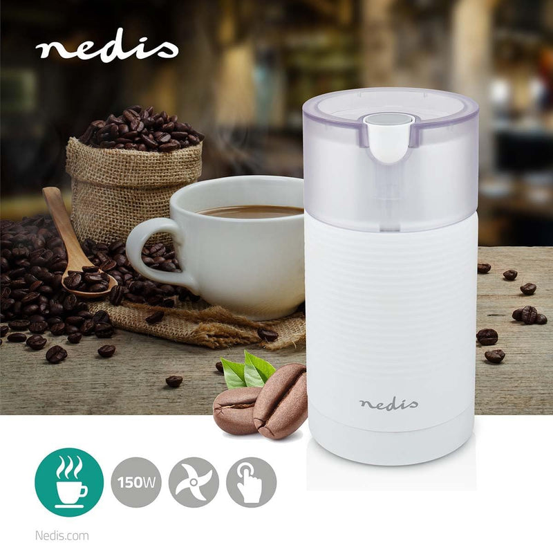 Nedis Kaffeemühle | 70 g | 150 W | Weiss